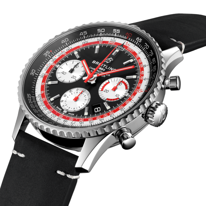 航空计时B01计时腕表43瑞士航空特别版（Navitimer B01 Chronograph 43 Swissair）