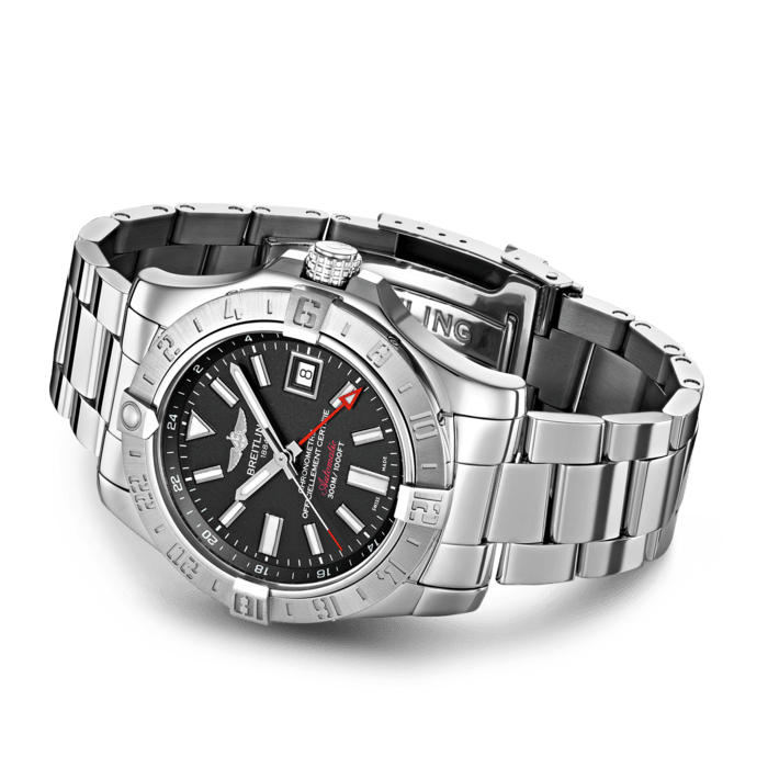 Avenger II GMT Stainless Steel - Black A32390111B1A1 | Breitling US