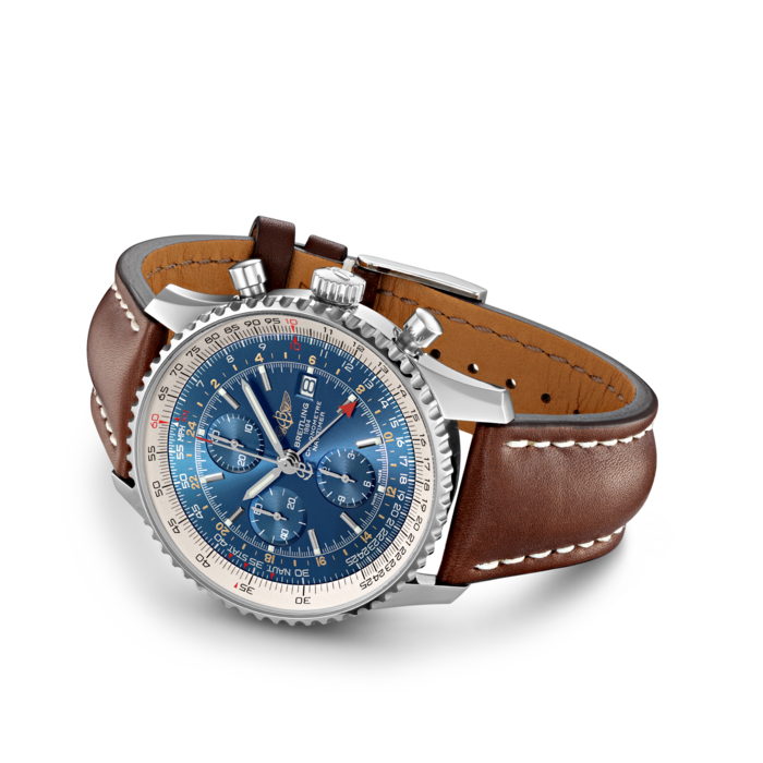 航空计时世界时间计时腕表46（Navitimer Chronograph GMT 46）