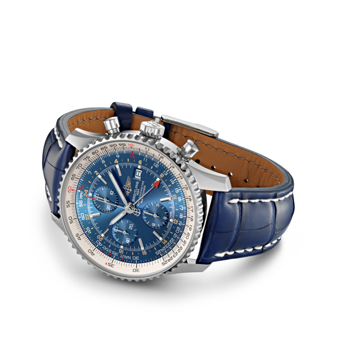 航空计时世界时间计时腕表46（Navitimer Chronograph GMT 46）