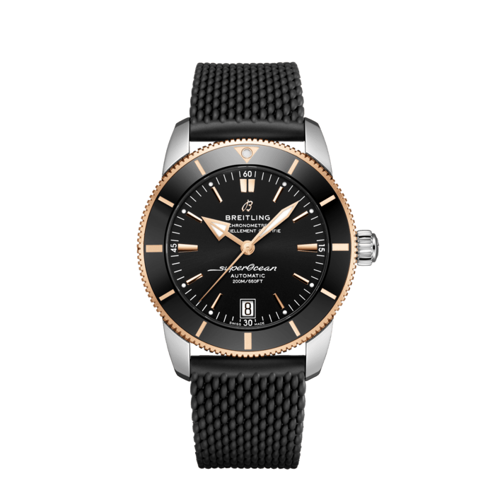Superocean Heritage B20 Automatic 42, Stainless steel & 18k red gold - Black
Inspired by the original Superocean from the 1950s, the Superocean Heritage combines iconic design features with a modern touch. Sporty and elegant, the Superocean Heritage is a true embodiment of style at sea.