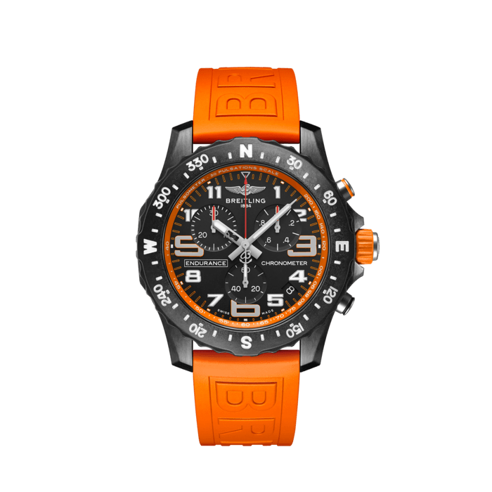 Endurance Pro, Breitlight® - Black
Designed to be both a lightweight timepiece for athletes and a casual, everyday sports chronograph, the Endurance Pro perfectly blends innovative technology with a vibrant design to produce the ultimate athleisure watch.