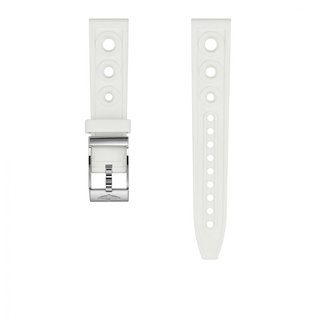 White Ocean Racer rubber strap - 18 mm