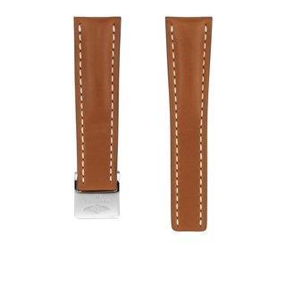 Gold novo nappa calfskin leather strap