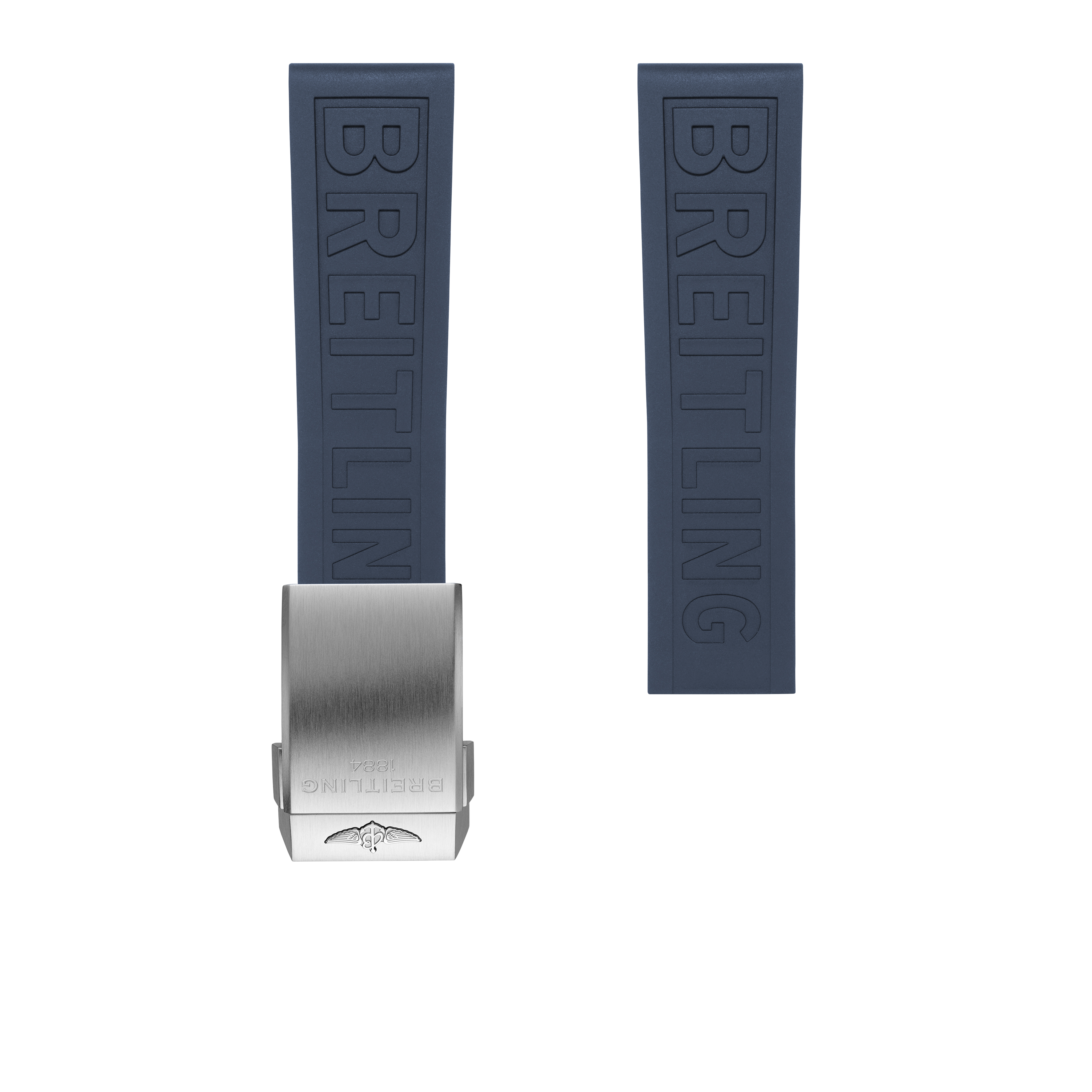 Bracelet en caoutchouc Diver Pro bleu - 22 mm