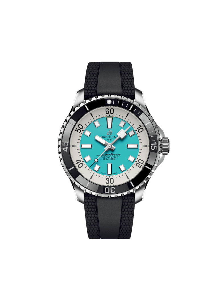 Superocean Automatic 44 - Stainless steel - Turquoise