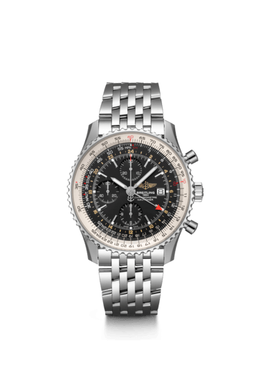 航空计时世界时间计时腕表46（Navitimer Chronograph GMT 46） - A24322121B1A1