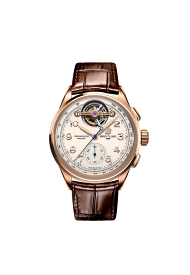 Premier B21 Chronograph Tourbillon 42計時腕錶「Léon Breitling」特別版 - RB2120211G1P1