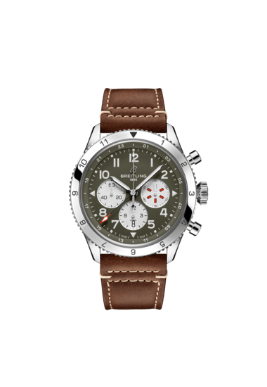 Super AVI B04 Chronograph GMT 46 Curtiss Warhawk超級飛行員世界時計時腕錶「寇帝斯戰鷹」特別版 - AB04452A1L1X1