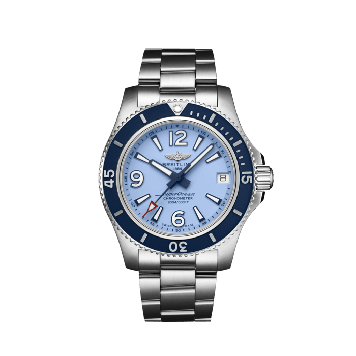 Superocean Automatic 36, Stainless steel - Blue
Sporty, fresh and colorful, the Superocean Automatic 36 is designed for women looking for a watch that combines versatility, performance and style.