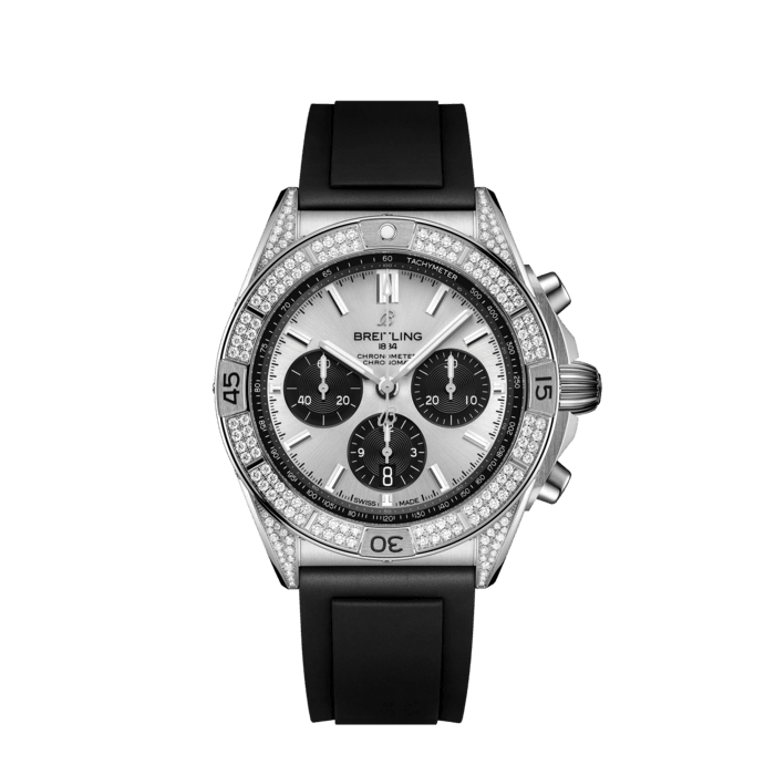 Chronomat B01 42, Acier inoxydable (pierres précieuses) - Crème
La montre polyvalente de Breitling adaptée à toutes vos envies.