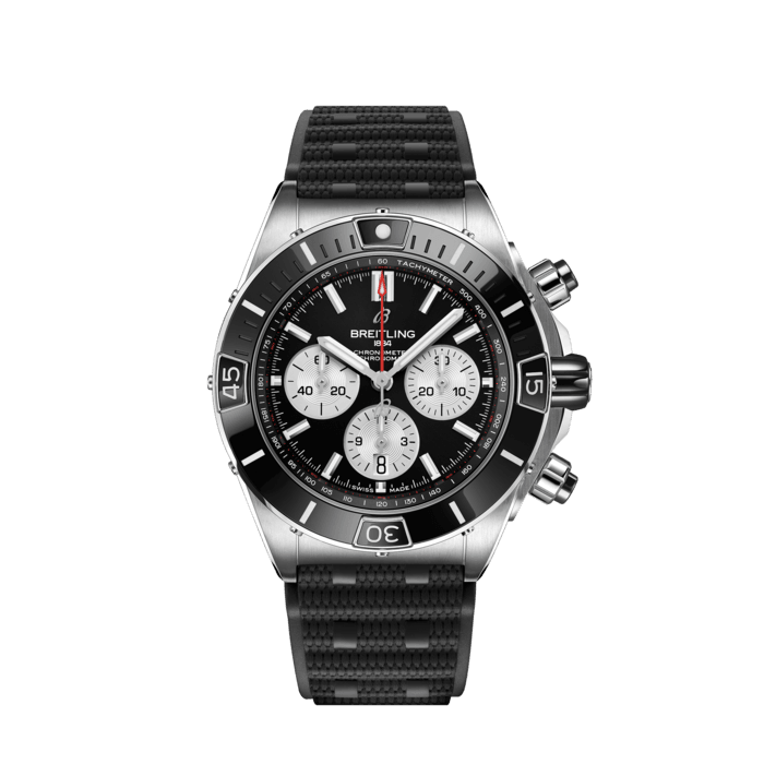 Super Chronomat B01 44, Edelstahl - Schwarz
Die leistungsstarke Breitling Uhr für alle Gelegenheiten.