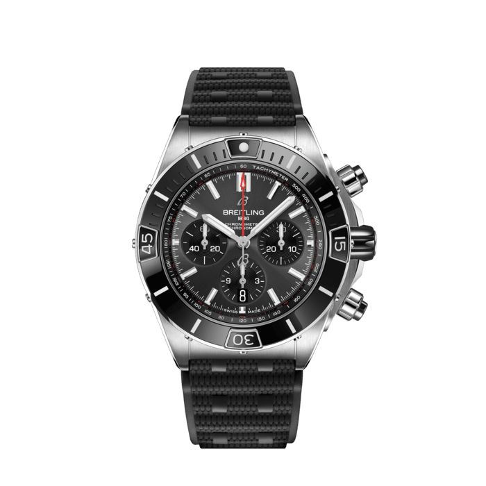 Super Chronomat B01 44, Acero inoxidable - Antracita
El reloj Breitling con potencia extra para cualquier actividad.