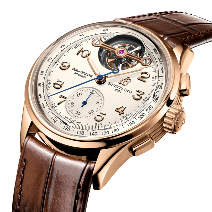 Premier B21 Chronograph Tourbillon 42計時腕錶「Léon Breitling」特別版