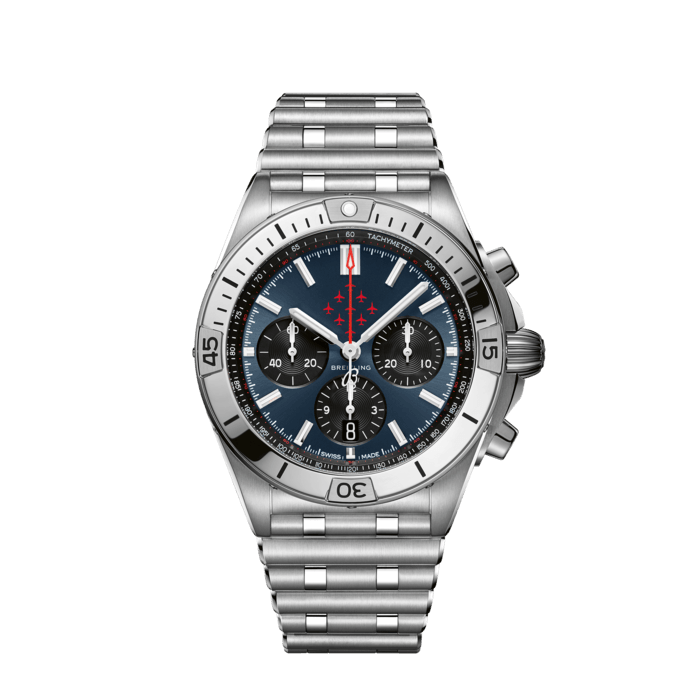 Chronomat B01 42 Red Arrows Stainless steel Blue AB01347A1C1A1