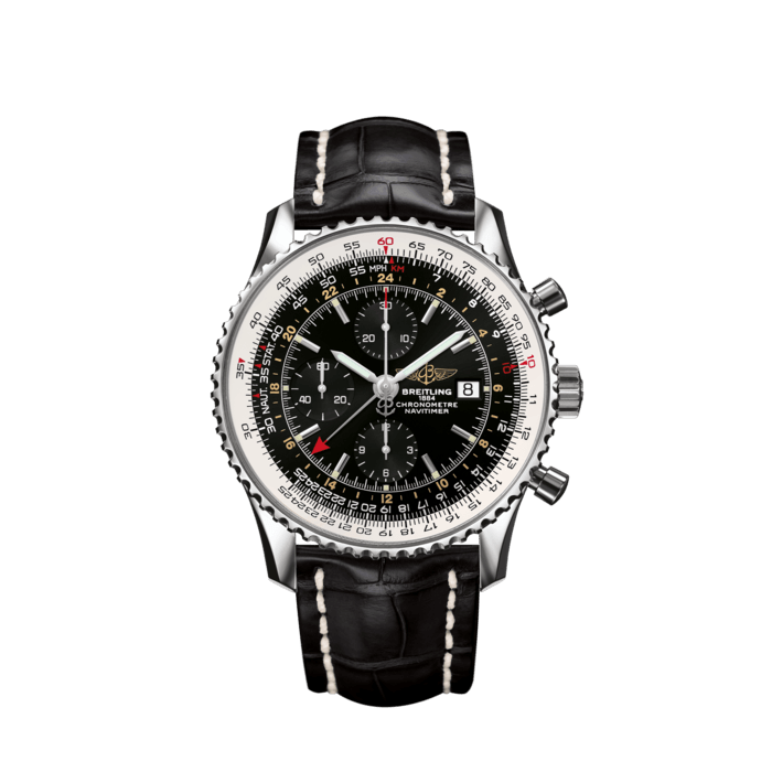 航空计时世界时间计时腕表46（Navitimer Chronograph GMT 46） - A24322121B1P1