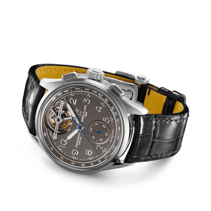 Premier B21 Chronograph Tourbillon 42計時腕錶「Gaston Breitling」特別版
