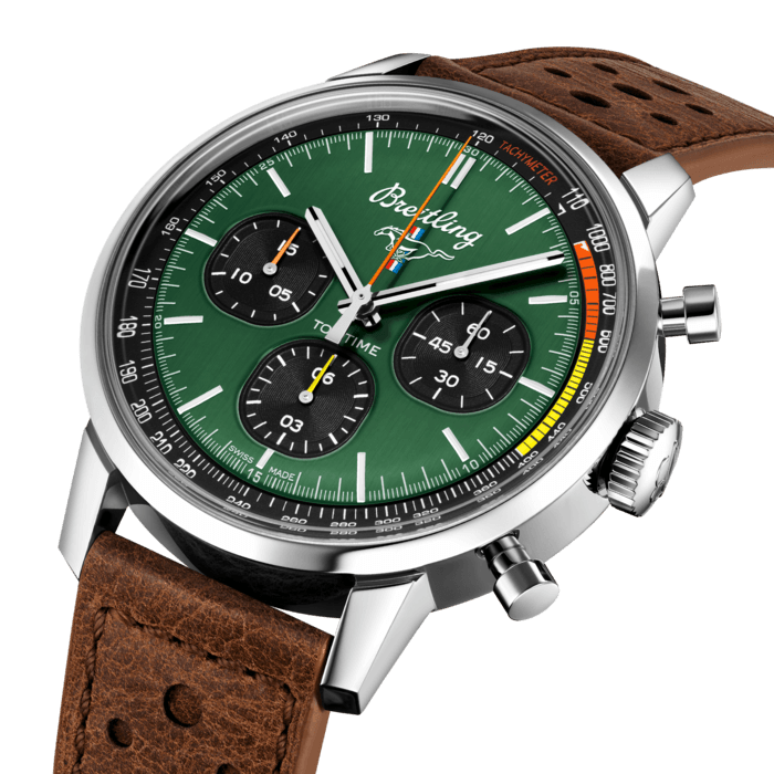 Top Time Ford Mustang Stainless steel - Green A253101A1L1X1 | Breitling GB