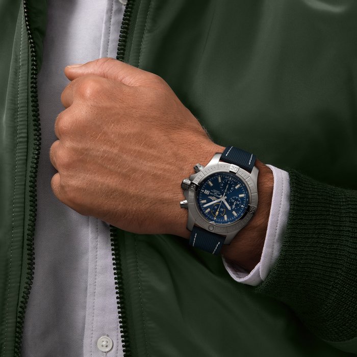 Breitling avenger top leather strap