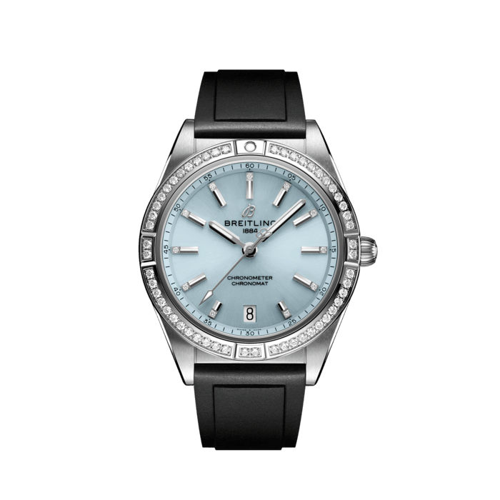 Chronomat Automatic 36, Stainless steel & 18k white gold - Ice blue
Stylish yet elegant, the modern-retro inspired Chronomat Automatic 36 is the versatile sporty and chic watch for any occasion.