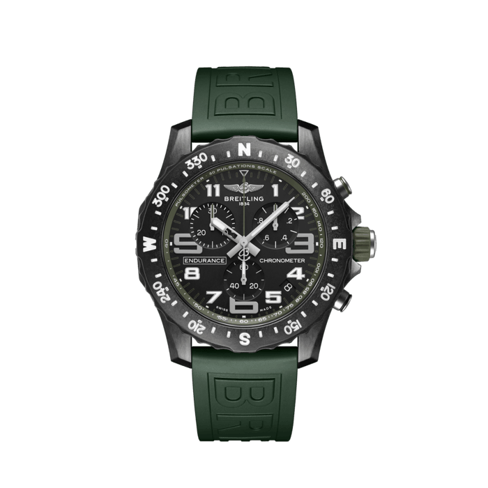 Endurance Pro, Breitlight® - Schwarz
Die Endurance Pro ist sowohl als federleichte Wettkampfuhr wie auch als lässiger Sportchronograph für jeden Tag konzipiert. Sie repräsentiert die perfekte Verschmelzung von höchster Präzision, innovativer Technologie und frischem, farbenfrohem Design. Sie ist die ultimative Athleisure-Uhr.