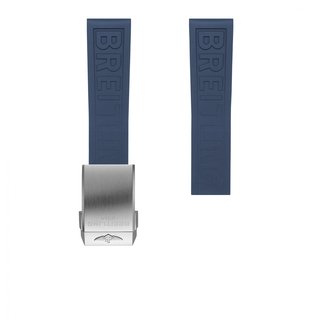Bracelet en caoutchouc Diver Pro bleu - 20 mm