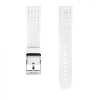 White Diver Pro rubber strap - 22 mm