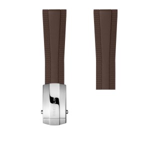 Brown rubber strap