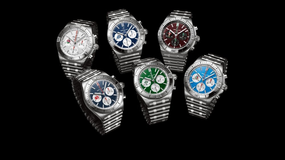 迎接對陣爭球：Chronomat機械計時腕錶「六國錦標賽特別版」驚豔登場