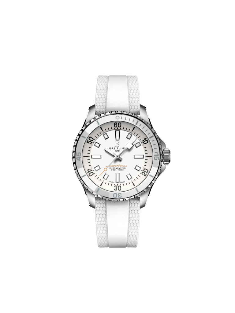 Superocean Automatic 36 - Aço inoxidável - Branco