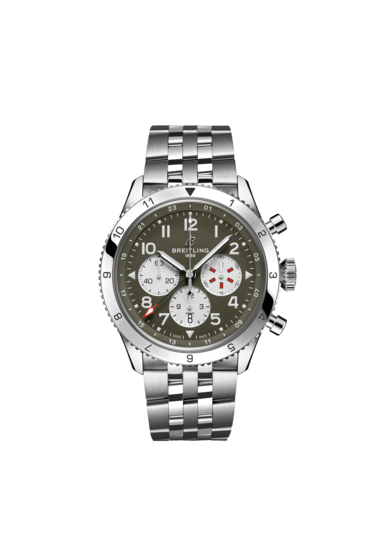 Super AVI B04 Chronograph GMT 46 Curtiss Warhawk超級飛行員世界時計時腕錶「寇帝斯戰鷹」特別版 - AB04452A1L1A1