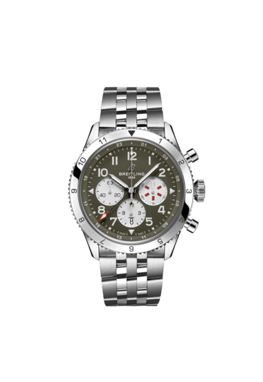 超级AVI双时区B04计时腕表46柯蒂斯战鹰版（Super AVI B04 Chronograph GMT 46 Curtiss Warhawk） - AB04452A1L1A1