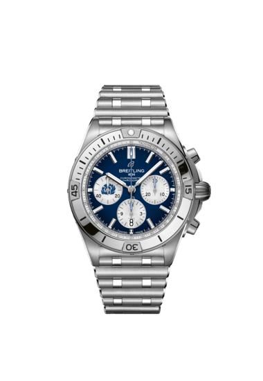 Chronomat B01 42機械計時腕錶「六國錦標賽蘇格蘭特別版」 - AB0134A51C1A1