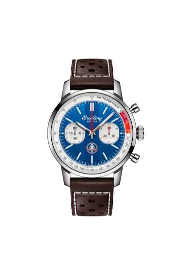 Café Racer Culture in Ice Blue: Breitling Top Time Triumph