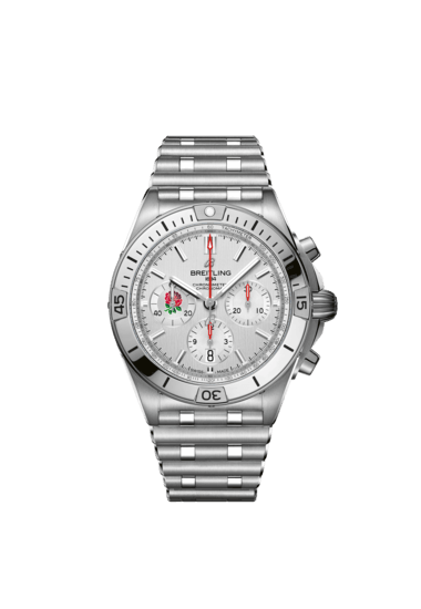 Chronomat B01 42機械計時腕錶「六國錦標賽英國特別版」 - AB0134A71A1A1