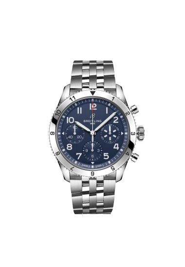 Classic AVI Chronograph 42 Tribute to Vought F4U Corsair經典飛行員計時腕錶「沃特F4U海盜式戰鬥機」紀念版 - A233801A1C1A1