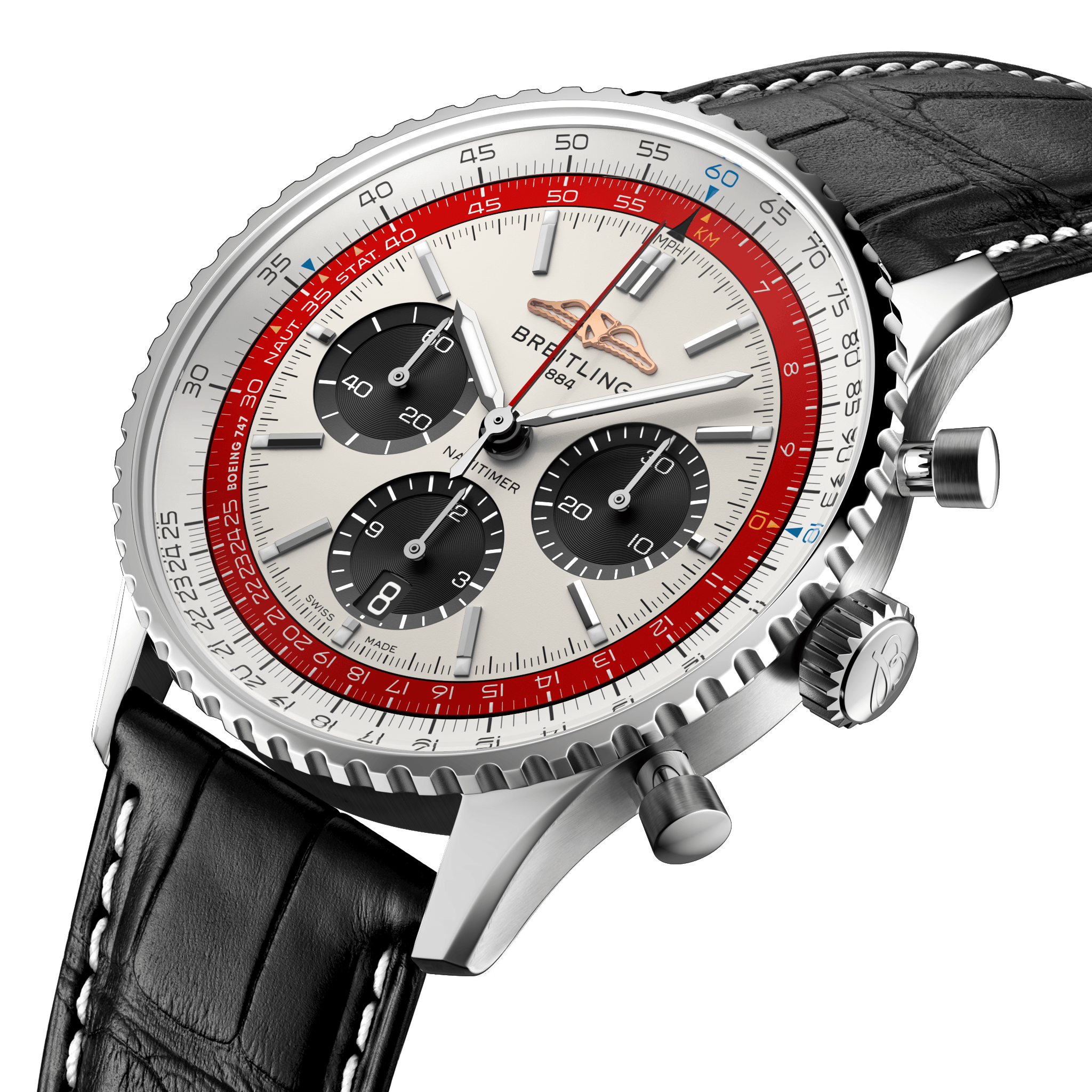 Navitimer B01 Chronograph 43 Boeing 747 Acier Inoxydable Cr me
