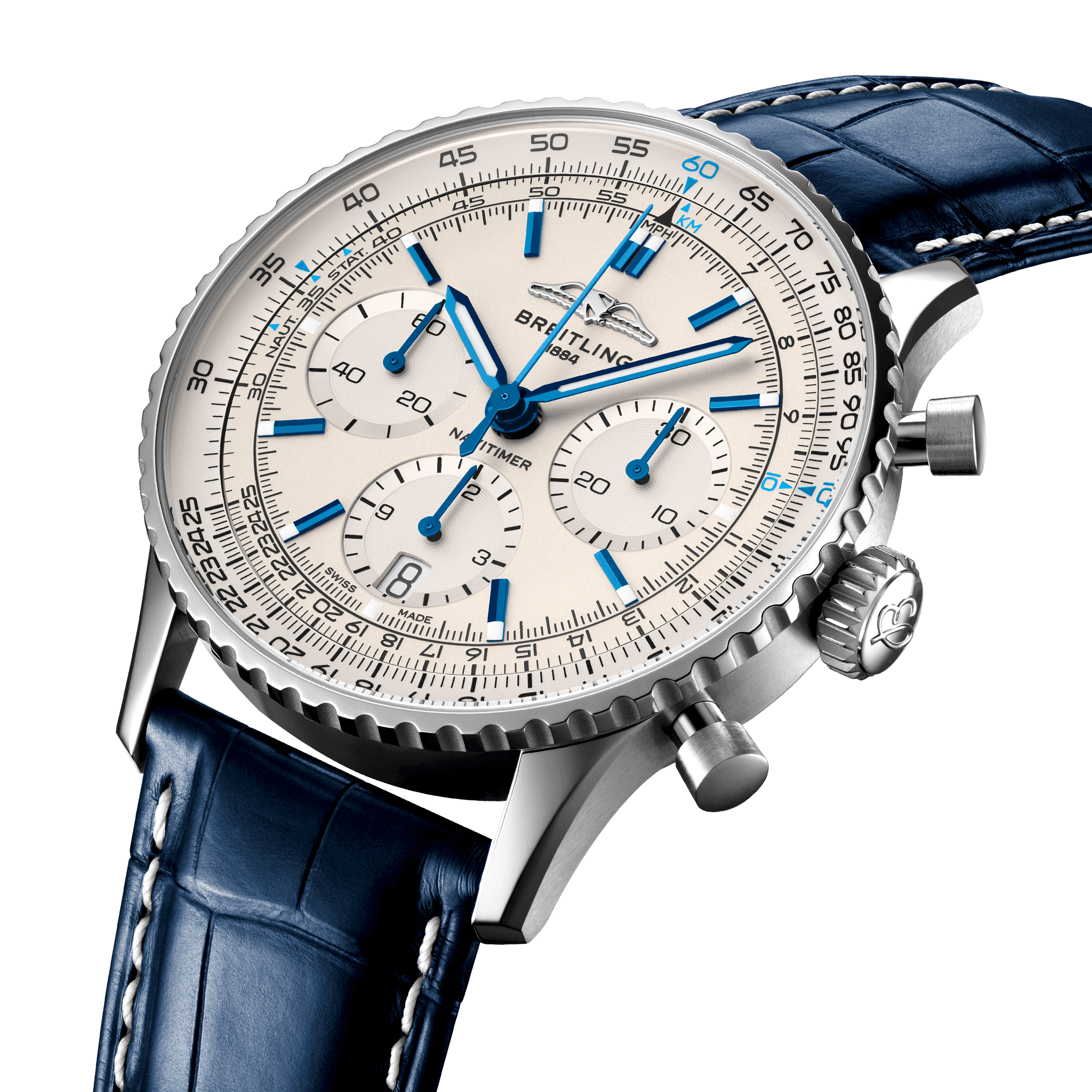Navitimer B01 Chronograph 41 Stainless steel Cream AB0139A71G1P1 Breitling