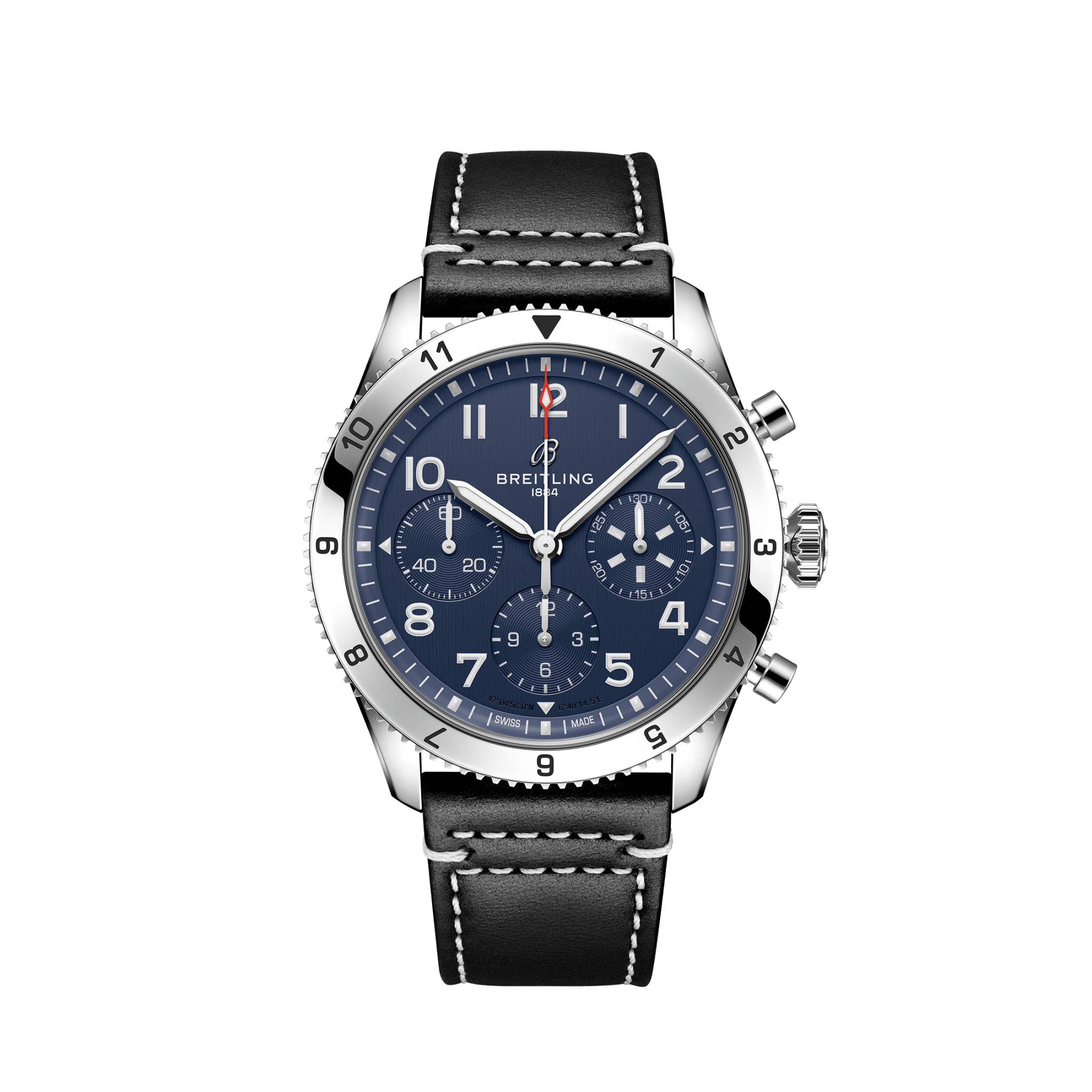 Classic AVI Chronograph 42 Tribute to Vought F4U Corsair經典飛行員計時腕錶「沃特F4U海盜式戰鬥機」紀念版 - A233801A1C1X1