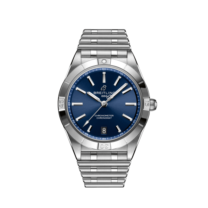 Chronomat Automatic 36, Edelstahl - Blau
Stylish und doch elegant – die Chronomat Automatic 36 mit modernem Retro-Touch ist eine vielseitige, sportlich-schicke Uhr für jeden Anlass.