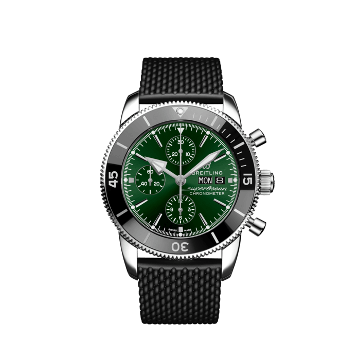 Superocean Heritage Chronograph 44, Acciaio inossidabile - Verde
Ispirato al Superocean originale degli anni ’50, il Superocean Heritage combina un design dalle caratteristiche iconiche con un tocco di modernità. Sportivo ed elegante, il Superocean Heritage è la vera incarnazione dello stile acquatico.