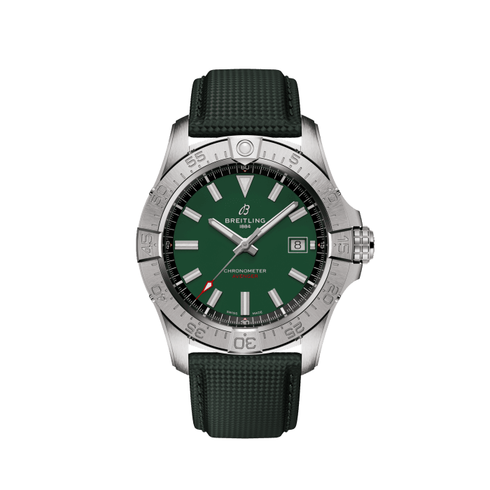 Avenger Automatic 42, Stainless steel - Green
Supersonic Strength, Full-Throttle Functionality: meet the Avenger