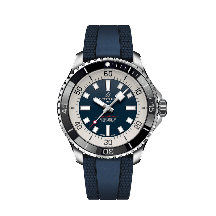 Superocean Automatic 44, Stainless steel - Blue
Performance and style for all your water-based pursuits.