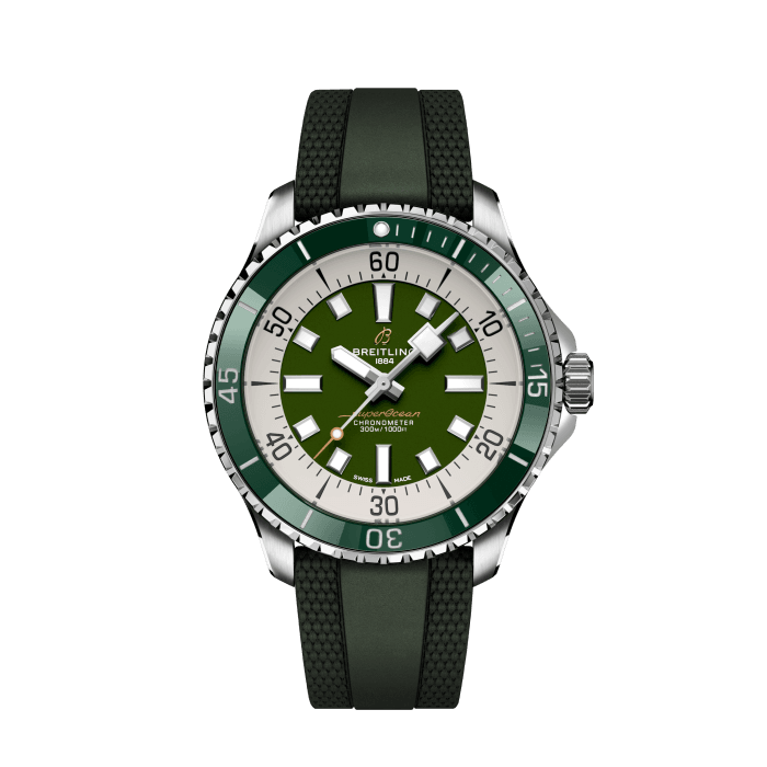 Superocean Automatic 44, Acciaio inossidabile - Verde
Prestazioni e stile per tutte le attività acquatiche.