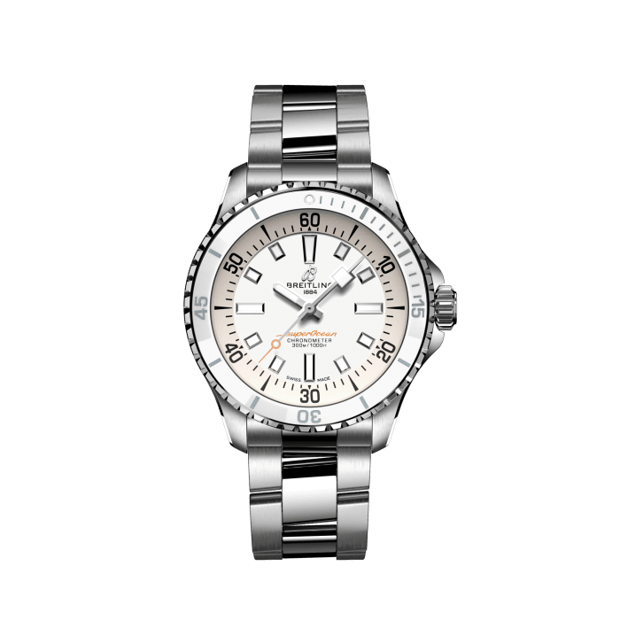 Superocean Automatic 36, Acero inoxidable - Blanco
Rendimiento y estilo para todas sus actividades acuáticas.