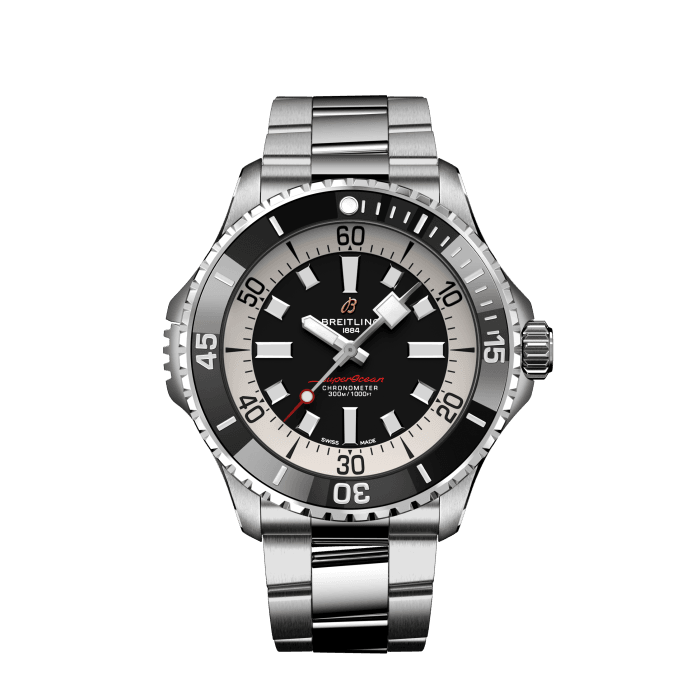 Superocean Automatic 46, Acciaio inossidabile - Nero
Prestazioni e stile per tutte le attività acquatiche.