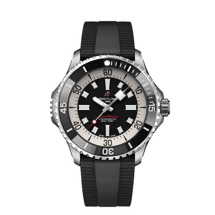 Superocean Automatic 46, Acero inoxidable - Negro
Rendimiento y estilo para todas sus actividades acuáticas.