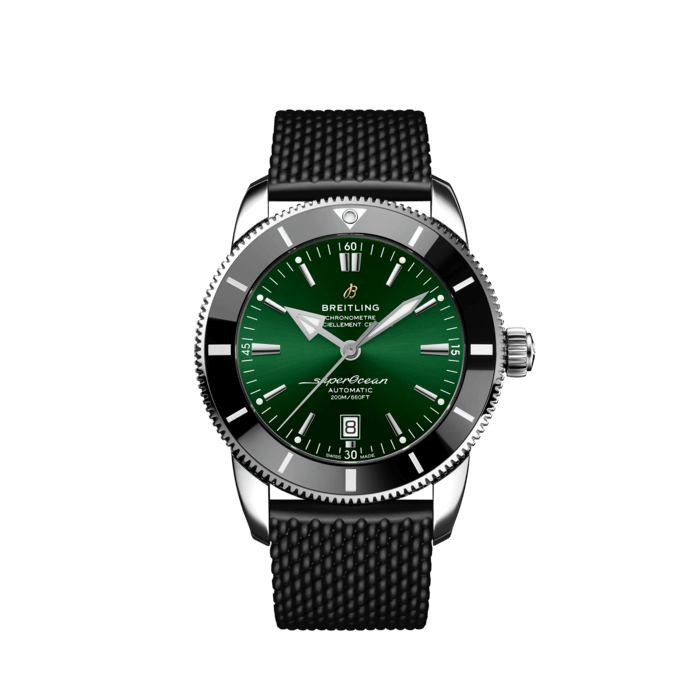 Superocean Heritage B20 Automatic 46, Stainless steel - Green
Inspired by the original Superocean from the 1950s, the Superocean Heritage combines iconic design features with a modern touch. Sporty and elegant, the Superocean Heritage is a true embodiment of style at sea.
