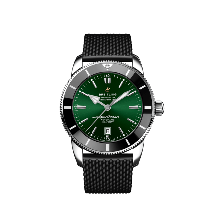 Superocean Heritage B20 Automatic 46, Acciaio inossidabile - Verde
Ispirato al Superocean originale degli anni ’50, il Superocean Heritage combina un design dalle caratteristiche iconiche con un tocco di modernità. Sportivo ed elegante, il Superocean Heritage è la vera incarnazione dello stile acquatico.