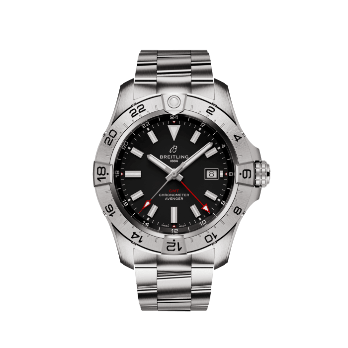 Avenger Automatic GMT 44 Stainless steel - Black A32320101B1A1 ...